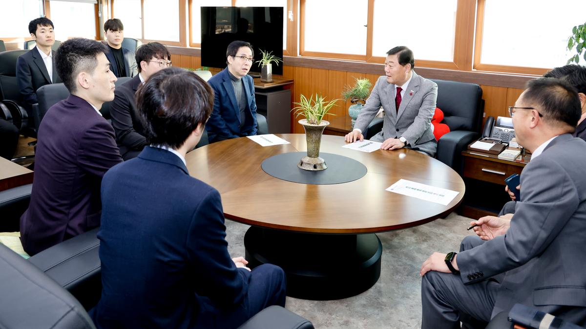 KB국민은행 바둑리그 수려한 합천팀 간담회