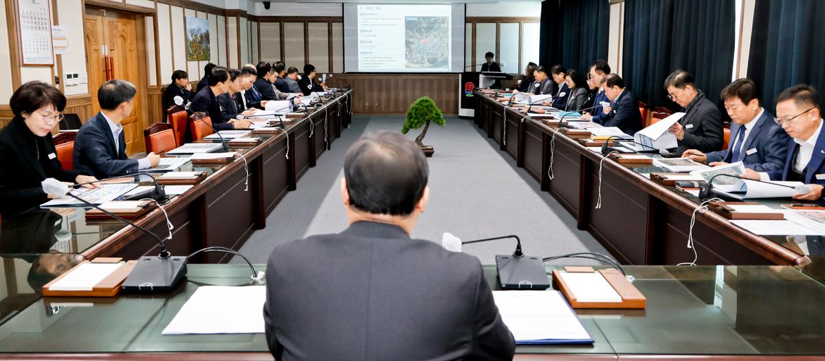 합천왕후시장 종합개발계획 수립용역 중간보고회