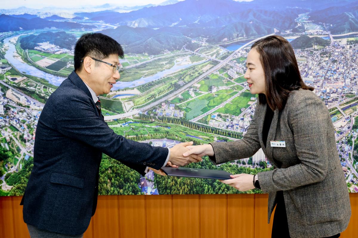조달이용 우수기관 선정 표창 전수식