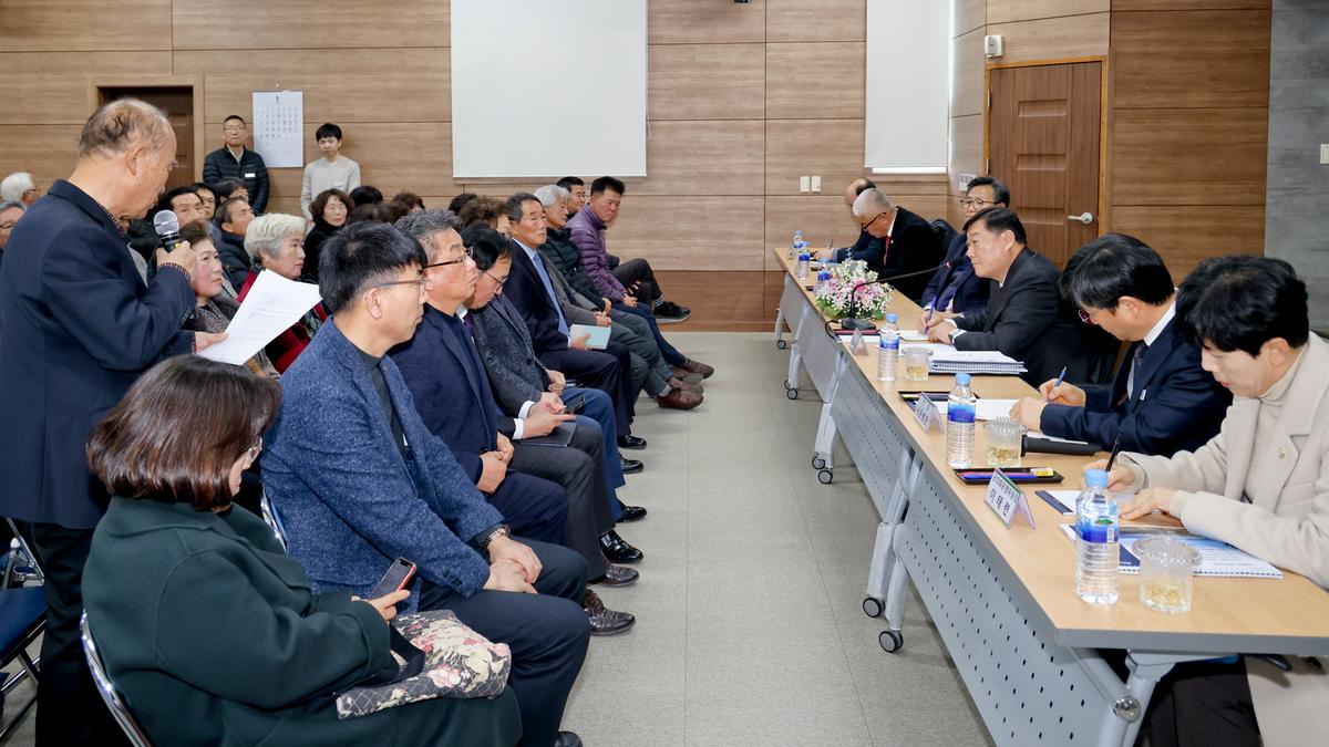 초계,적중, 합천읍 군민과의 대화