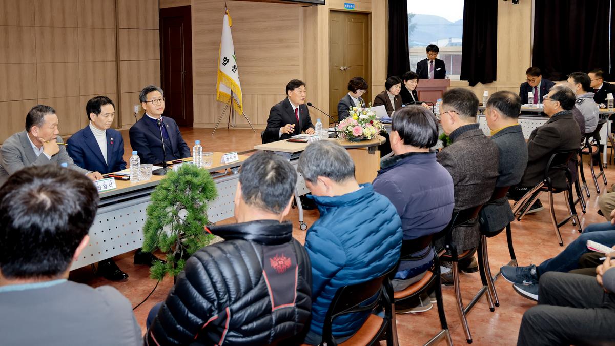 초계,적중, 합천읍 군민과의 대화