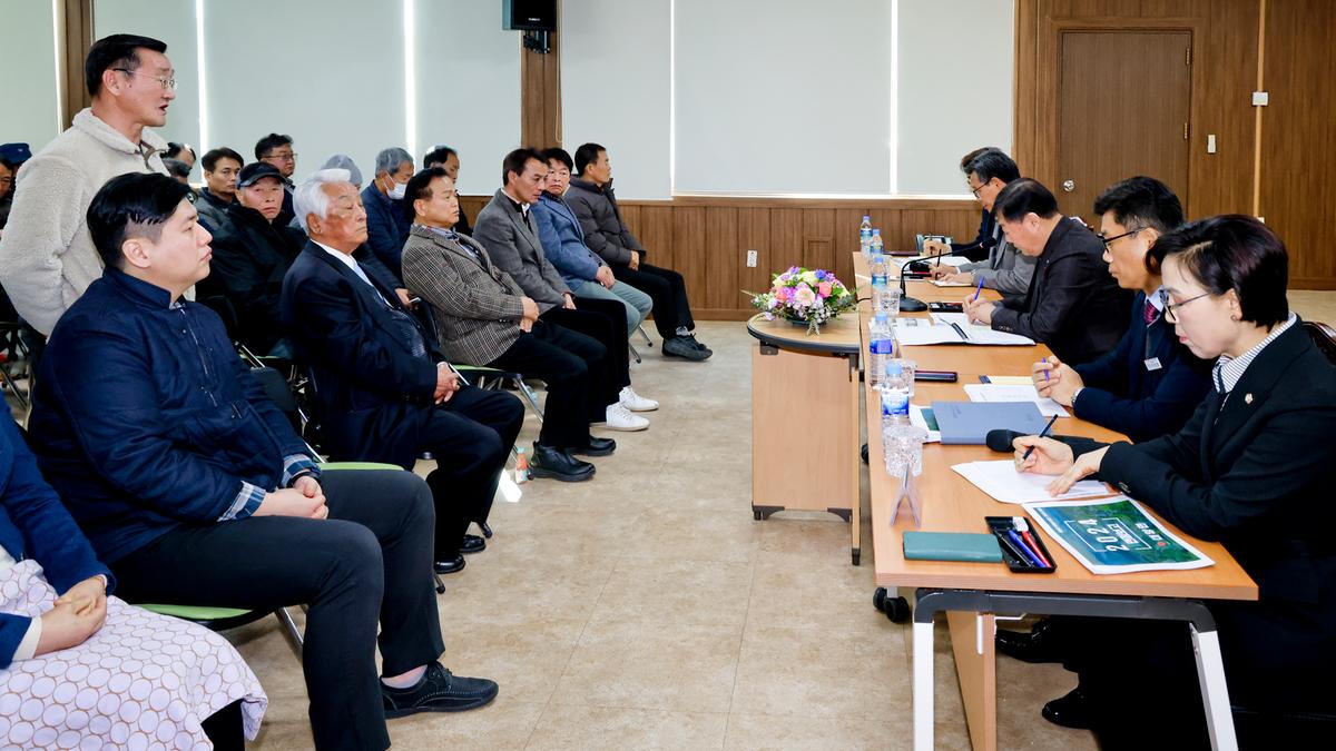대양,묘산,봉산면 군민과의 대화