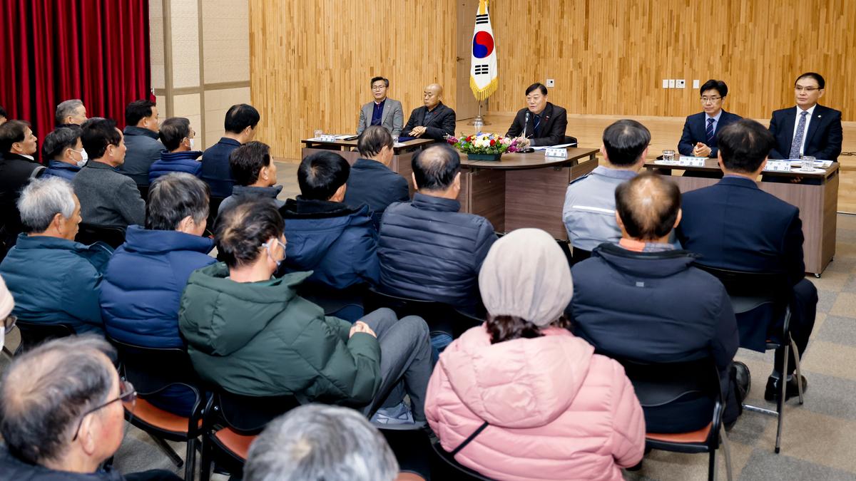 대양,묘산,봉산면 군민과의 대화