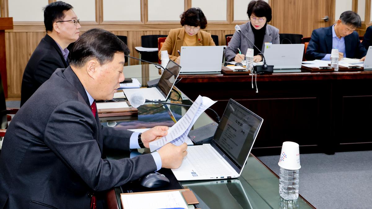 군수 주재 확대 간부회의