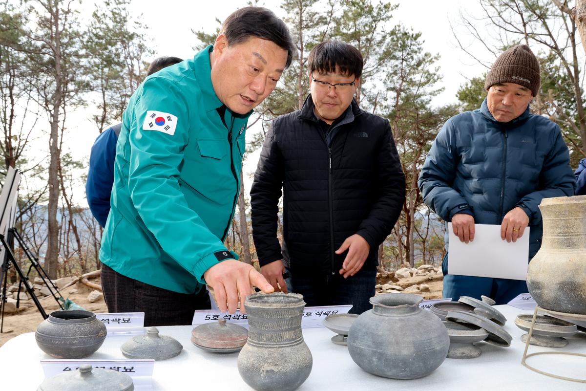 다라리고분군 발굴조사 현장방문