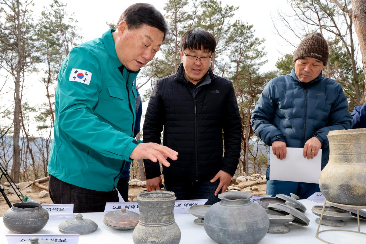 다라리고분군 발굴조사 현장방문