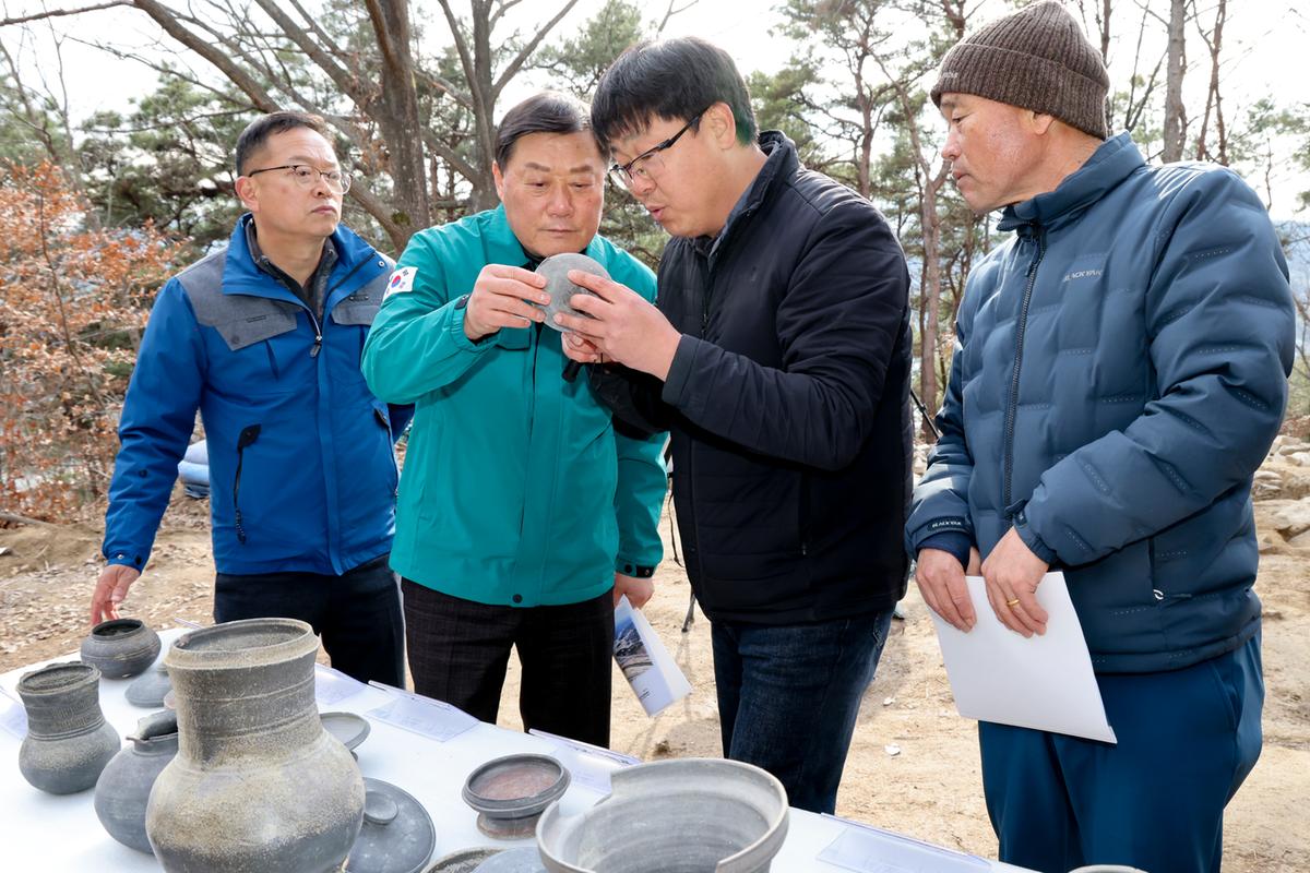 다라리고분군 발굴조사 현장방문