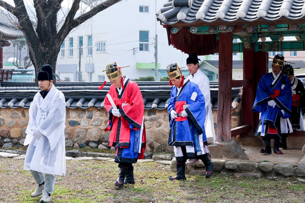 합천향교 춘기석전대제 봉행