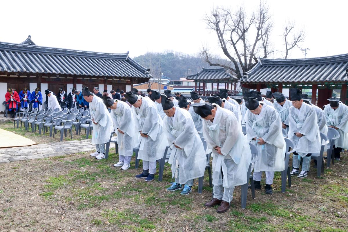 합천향교 춘기석전대제 봉행