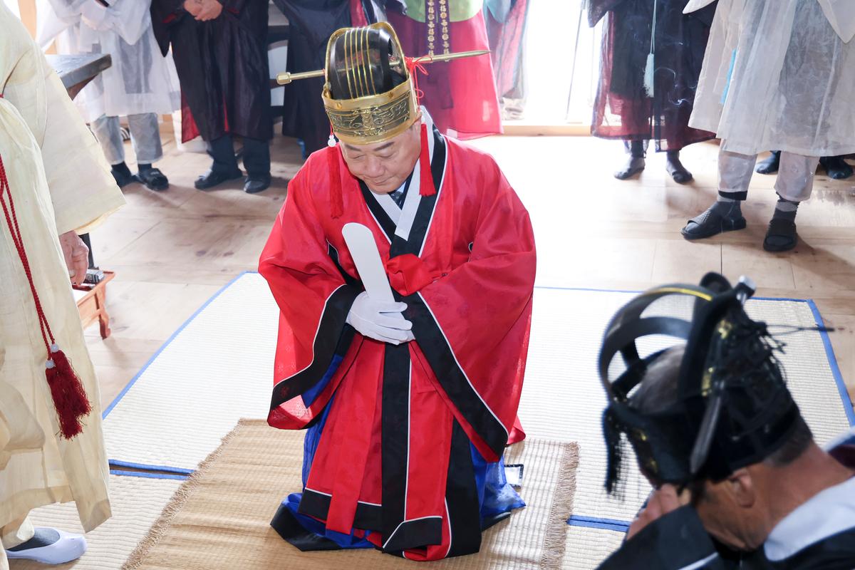 합천향교 춘기석전대제 봉행