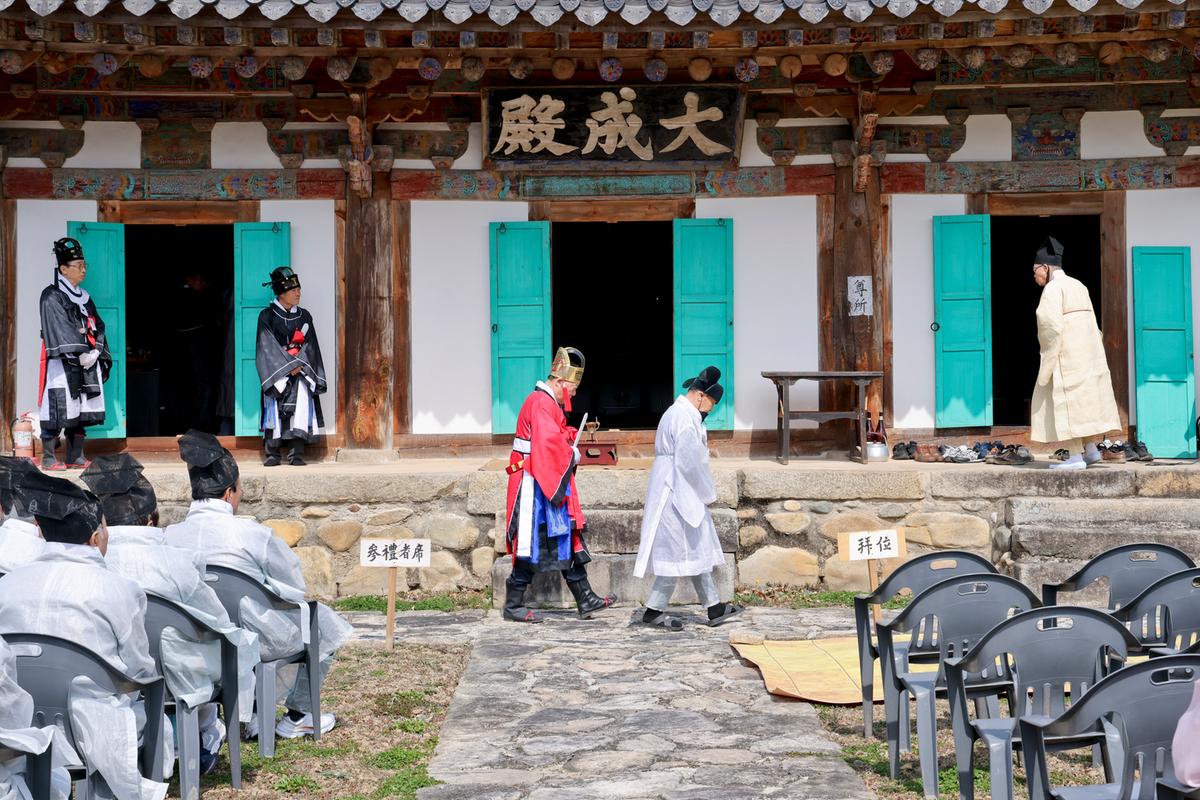 합천향교 춘기석전대제 봉행