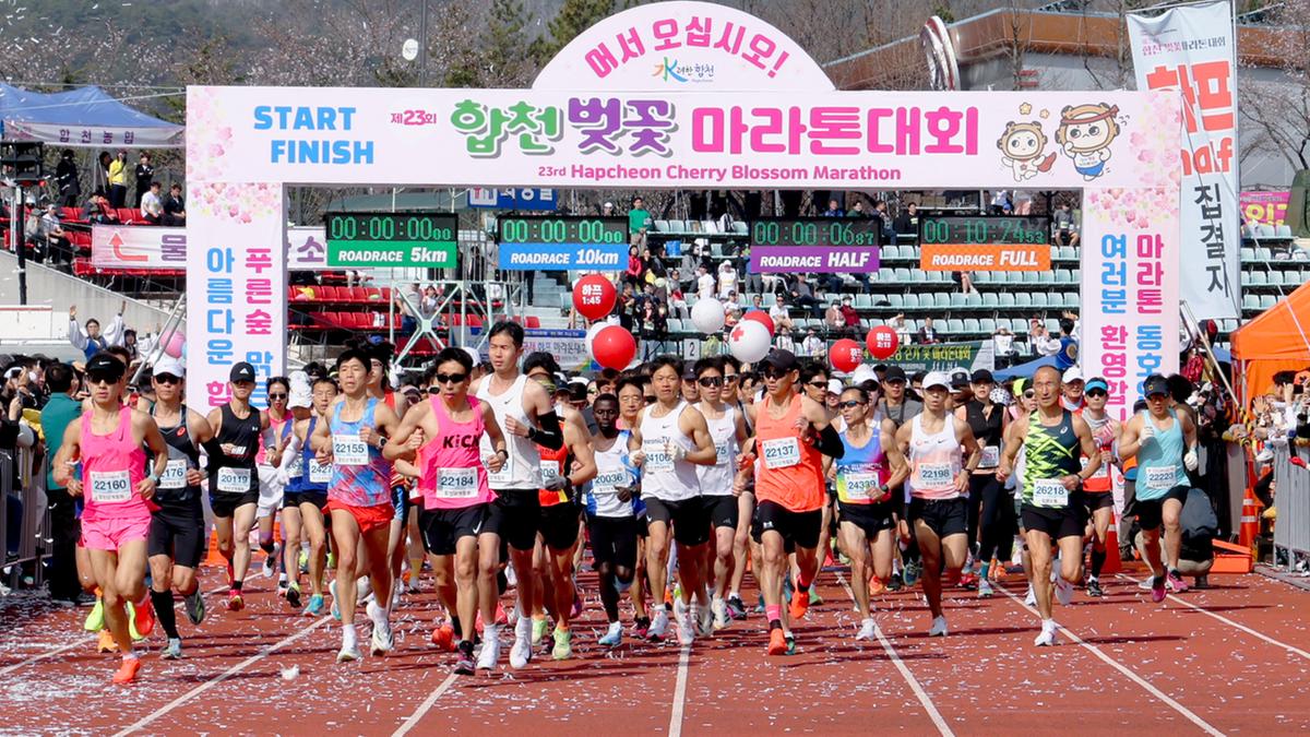 제23회 합천 벚꽃마라톤대회1