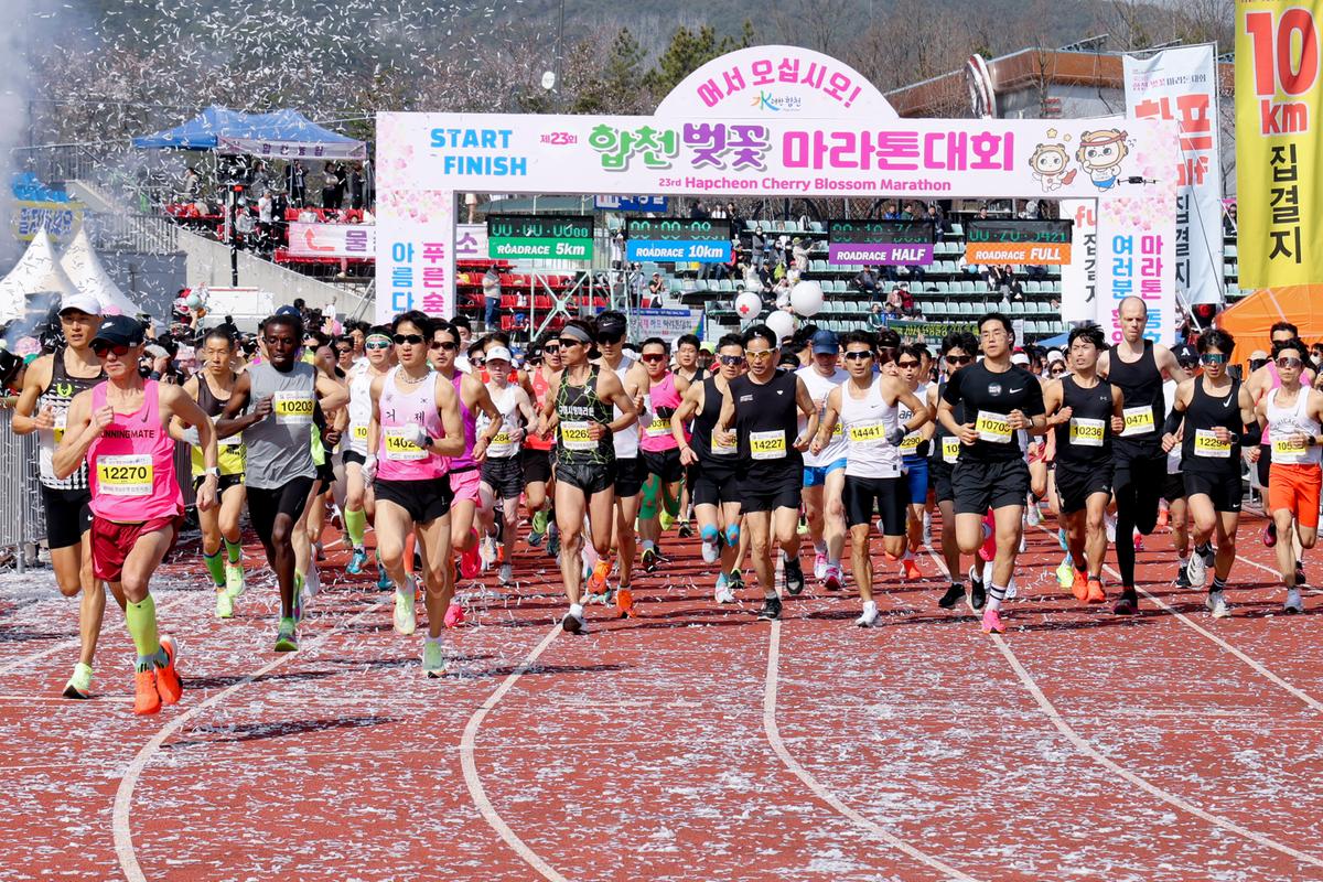 제23회 합천 벚꽃마라톤대회1