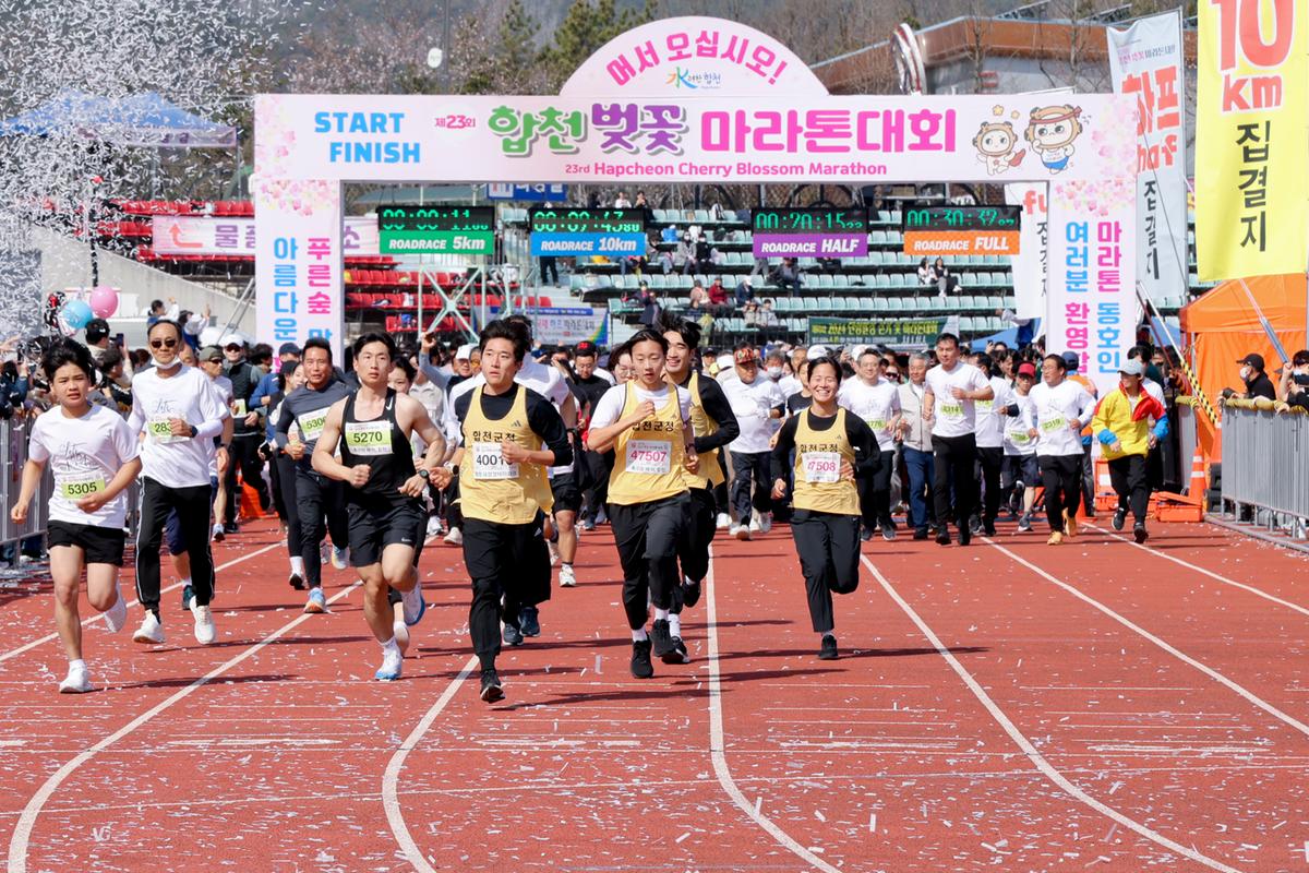 제23회 합천 벚꽃마라톤대회1