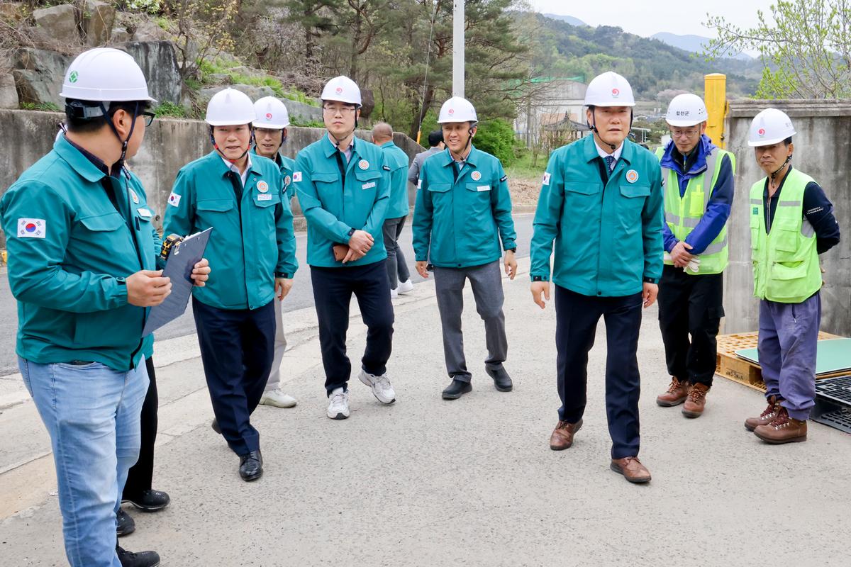 청덕 재활용선별장 현장 확인