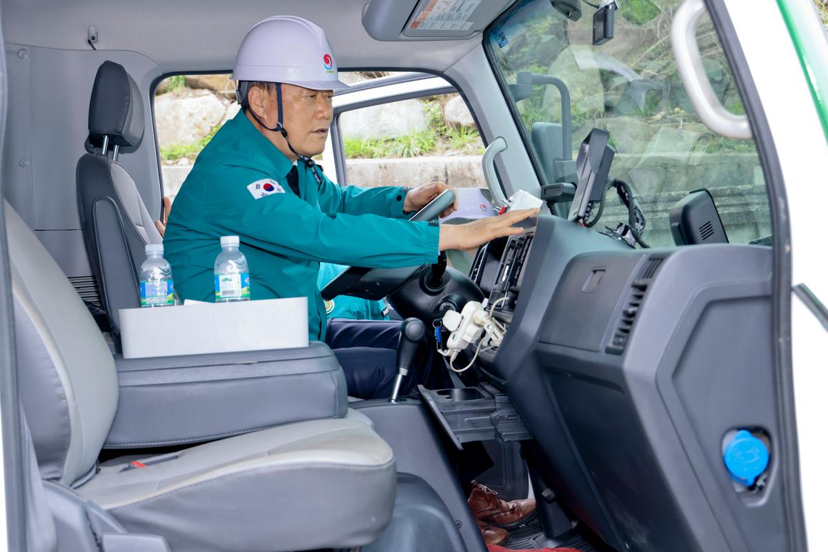 청덕 재활용선별장 현장 확인