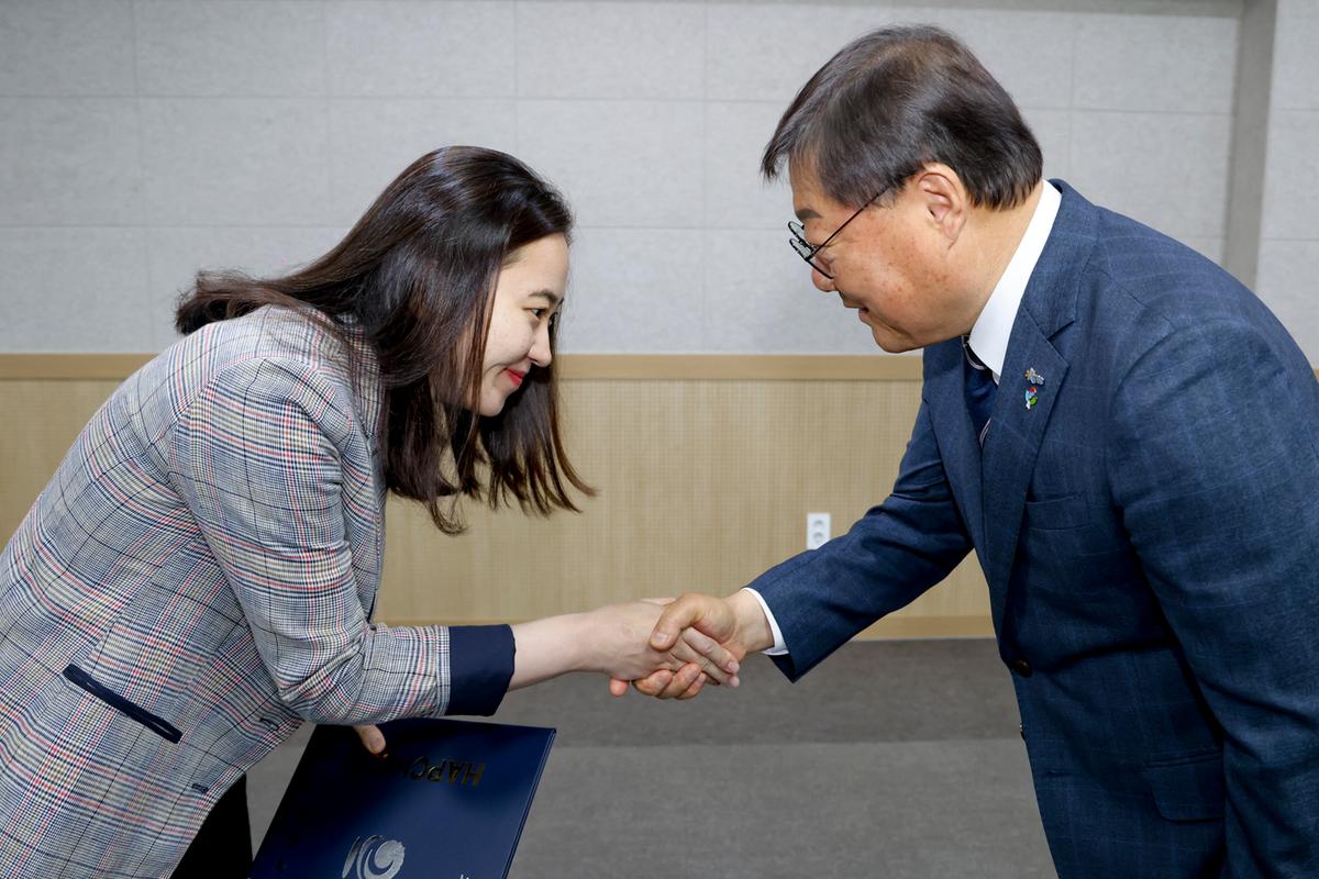 24년하반기 정기인사 임용장 교부