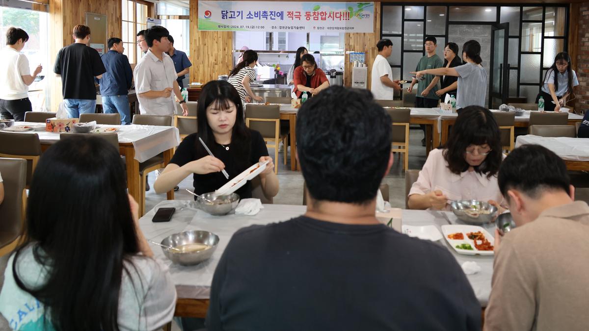 대한양계협회 합천군지부 닭고기 소비촉진 행사