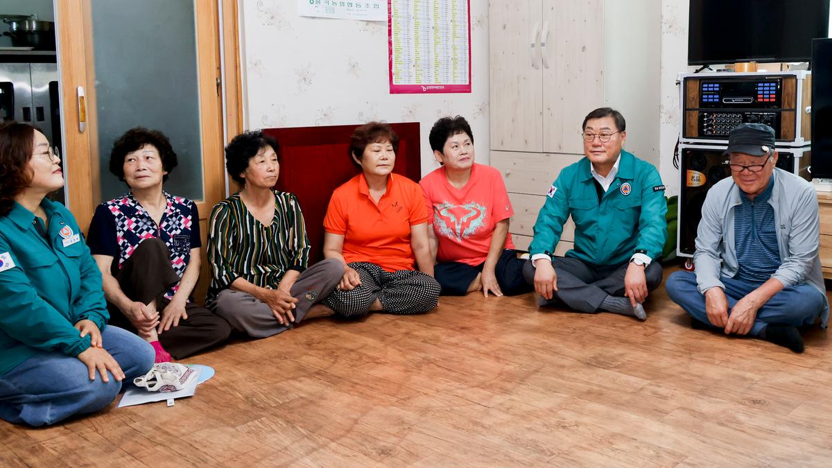 산사태 취약지역 점검 및 중대재해 대비 현장지도