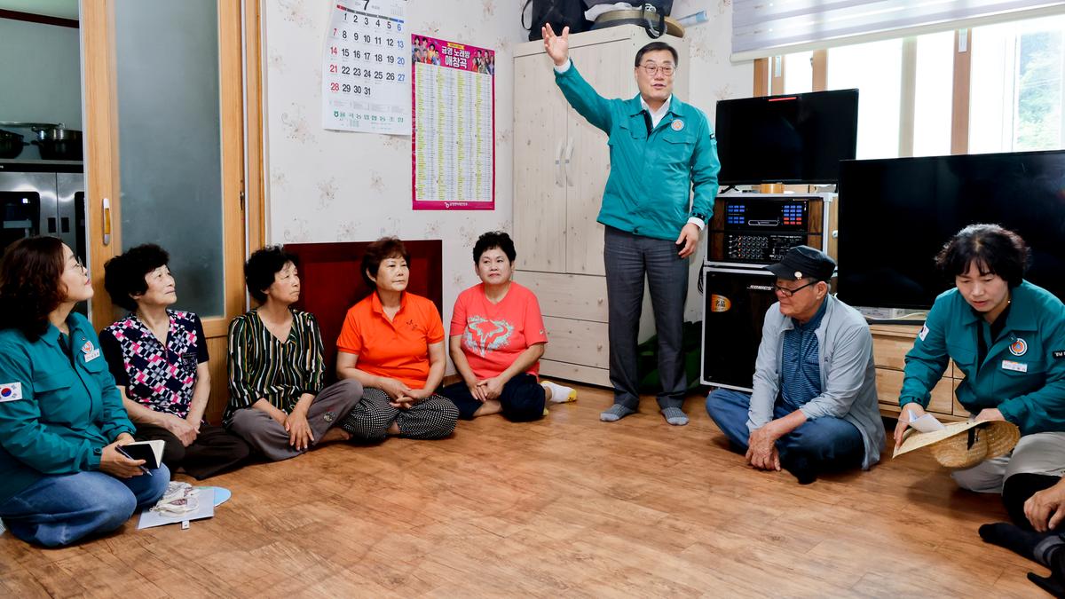 산사태 취약지역 점검 및 중대재해 대비 현장지도