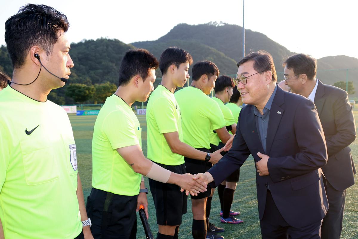 추계 전국고등축구대회 U17 유스컵 결승경기 관람 및 시상