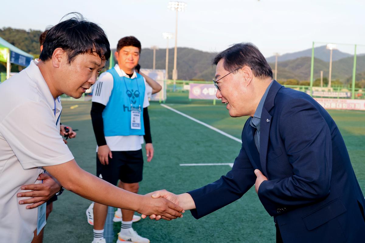 추계 전국고등축구대회 U17 유스컵 결승경기 관람 및 시상