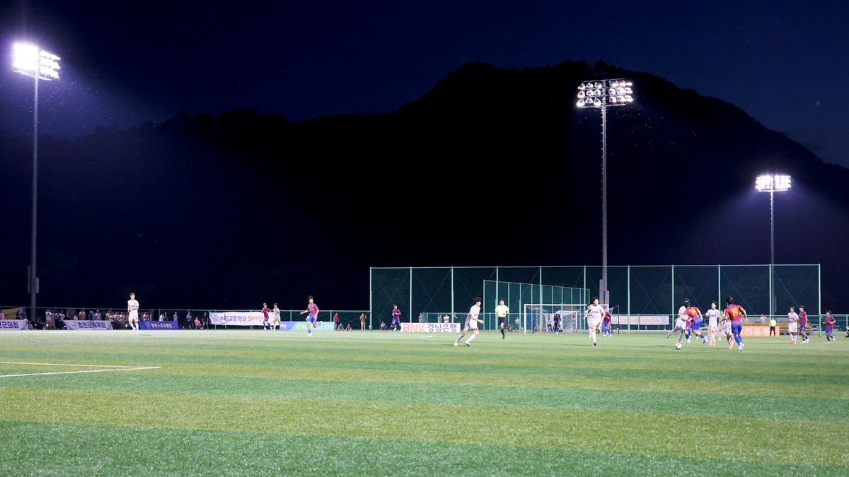 추계 전국고등축구대회 U17 유스컵 결승경기 관람 및 시상