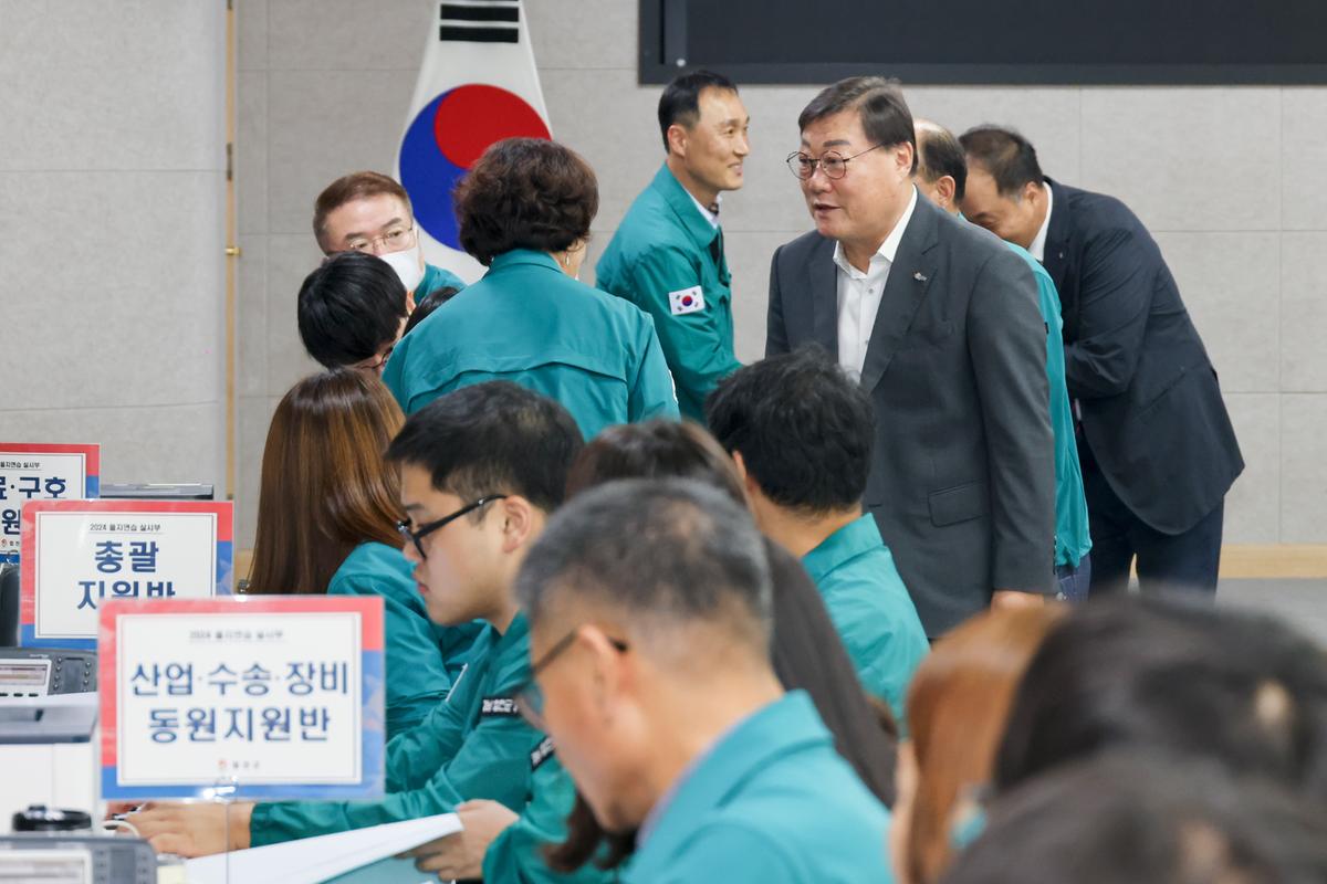 을지연습 기관·사회단체 위문 방문