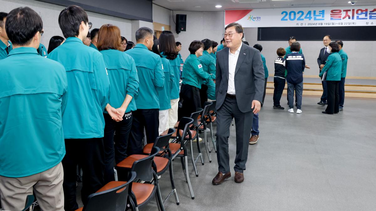 을지연습 기관·사회단체 위문 방문