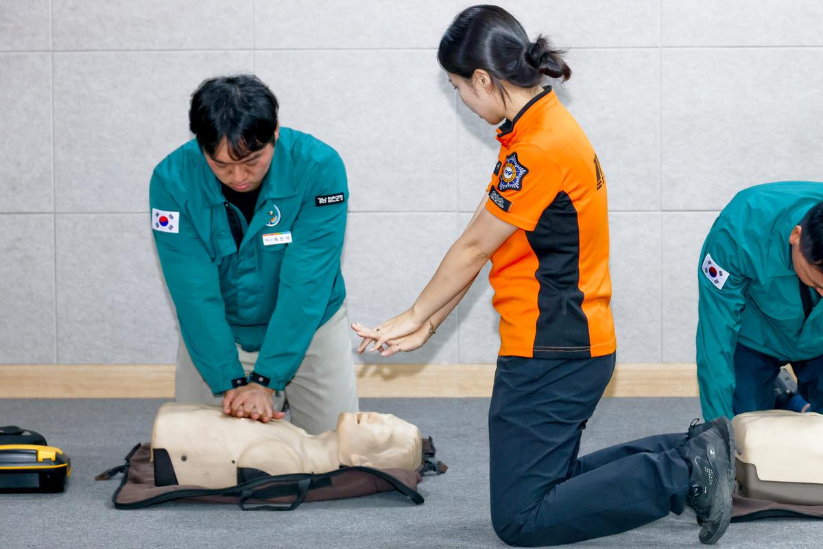 을지연습 기간 심폐소생술 교육