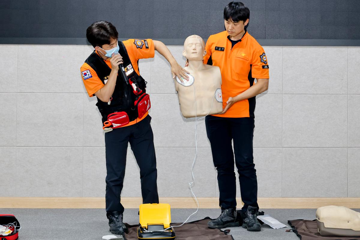 을지연습 기간 심폐소생술 교육