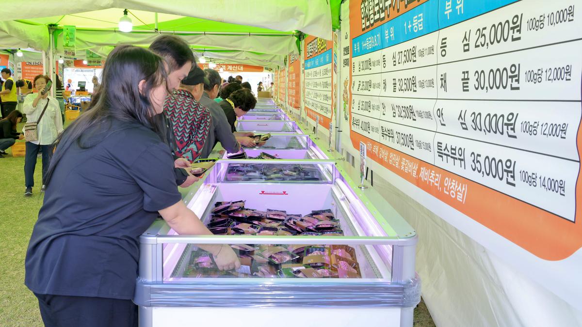 제2회 합천황토한우축제 개회식