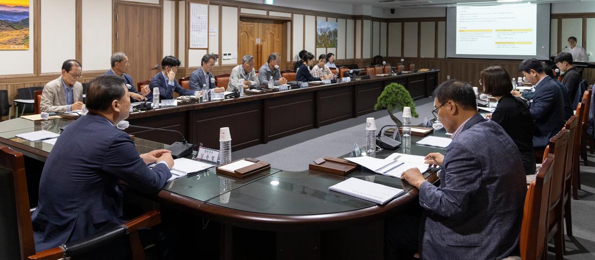 원폭추모시설 건축기획용역 현장 보고회