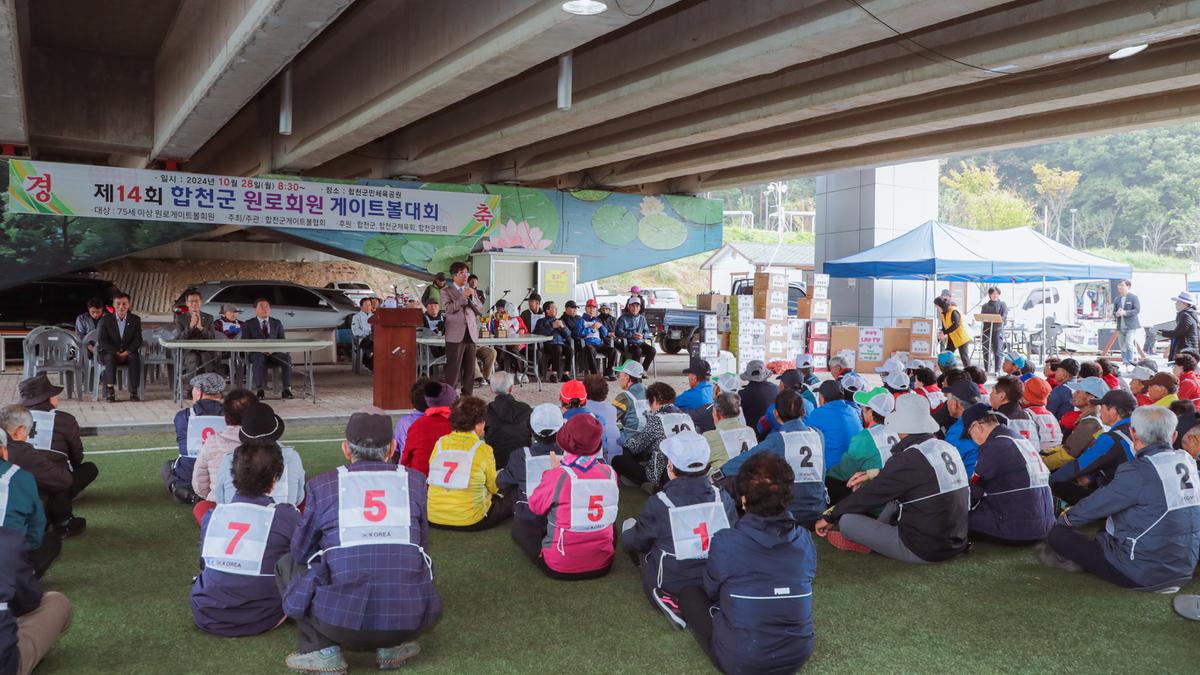 합천군 원로 게이트볼대회