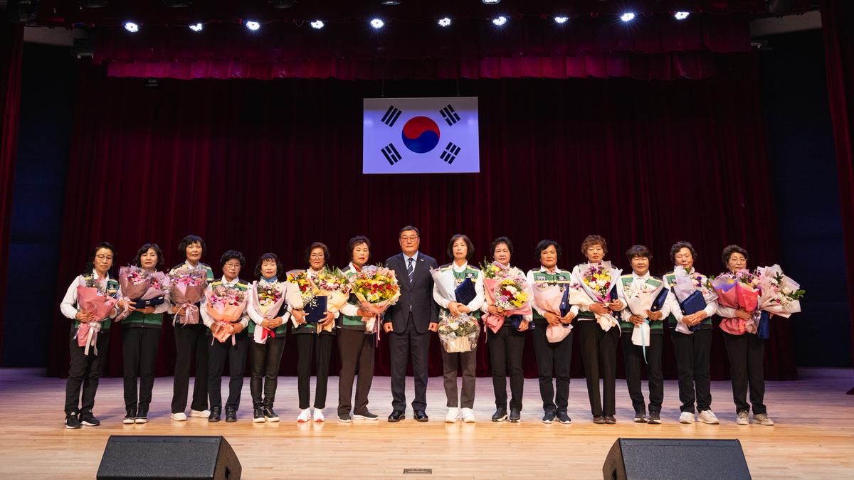 여성민방위기동대 합천군엽합회 한마음 결의대회