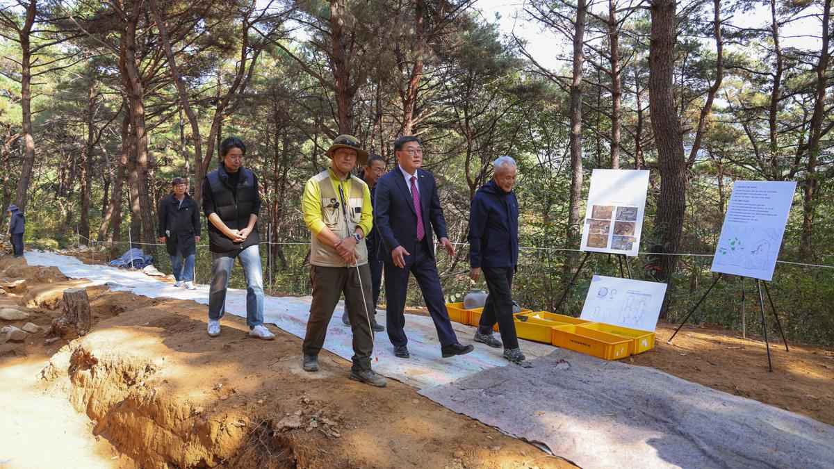 옥전고분군 발굴조사 현장방문