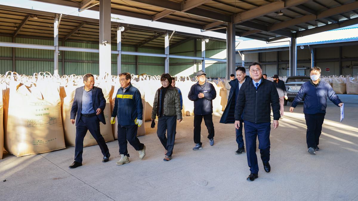공공비축미곡 수매 현장 방문