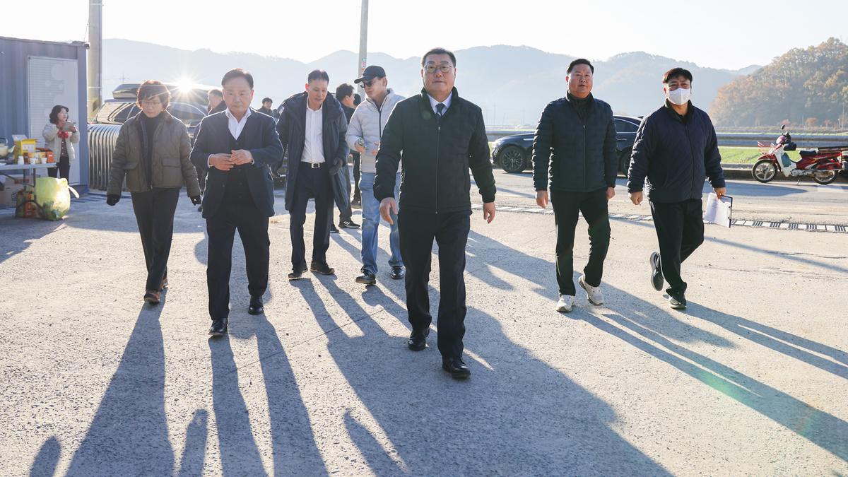 공공비축미곡 수매 현장 방문