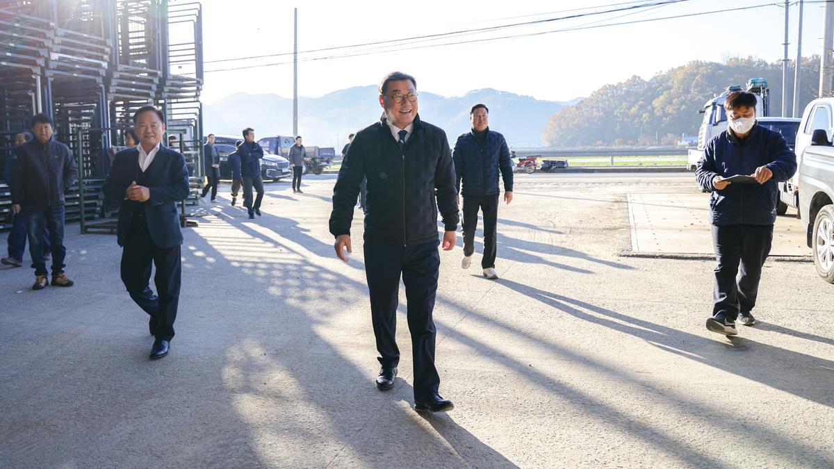 공공비축미곡 수매 현장 방문