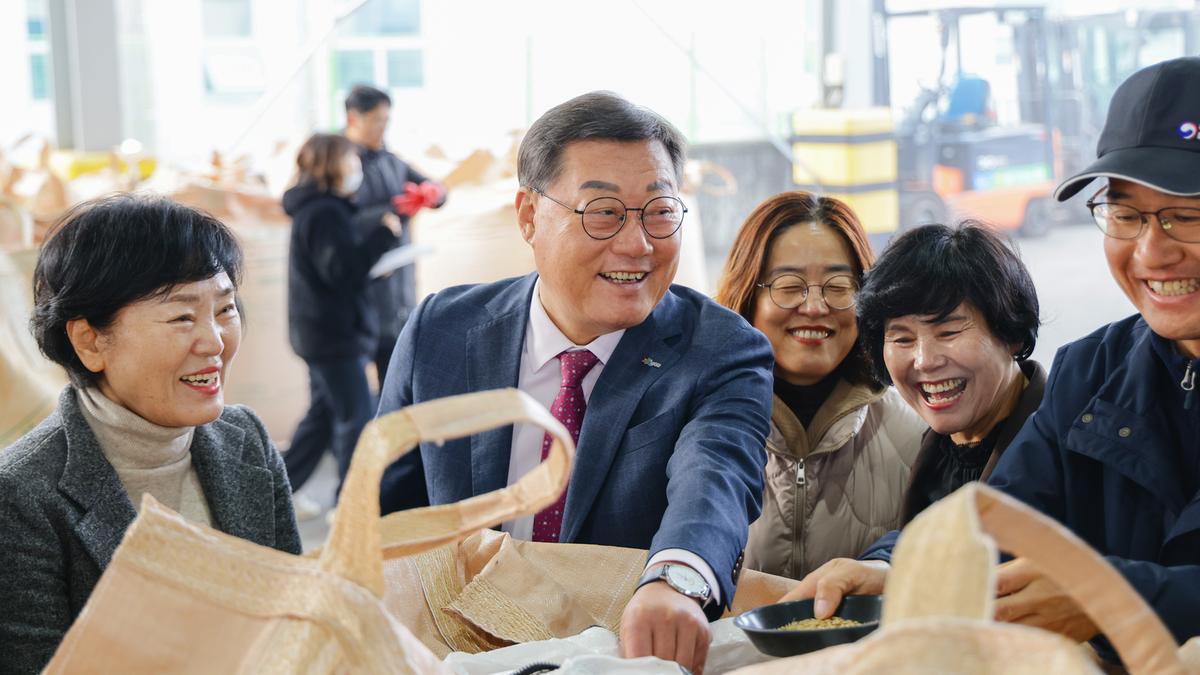공공비축미곡 수매 현장 방문_율곡