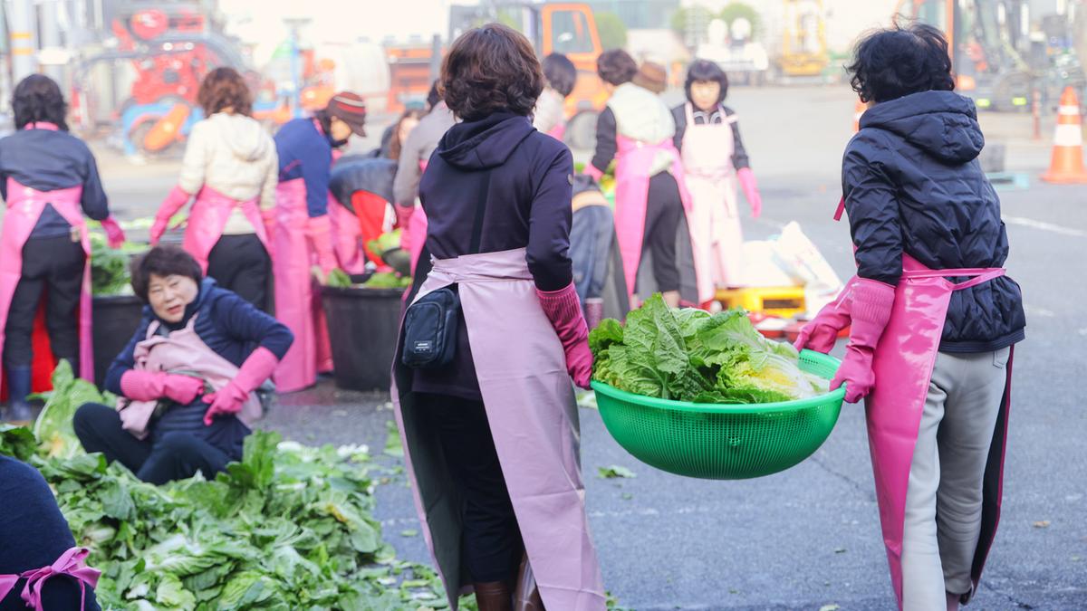 사랑의 김장담그기행사
