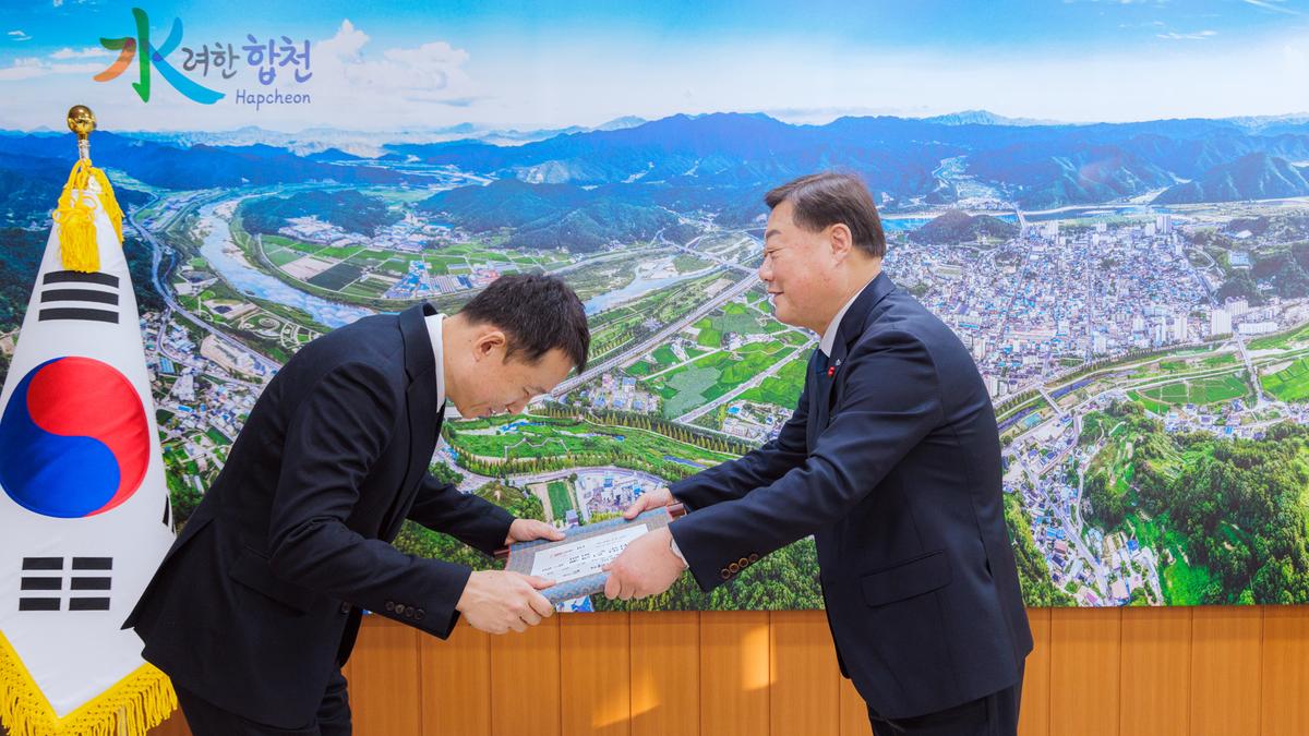 장재혁 부군수님 발령장 교부