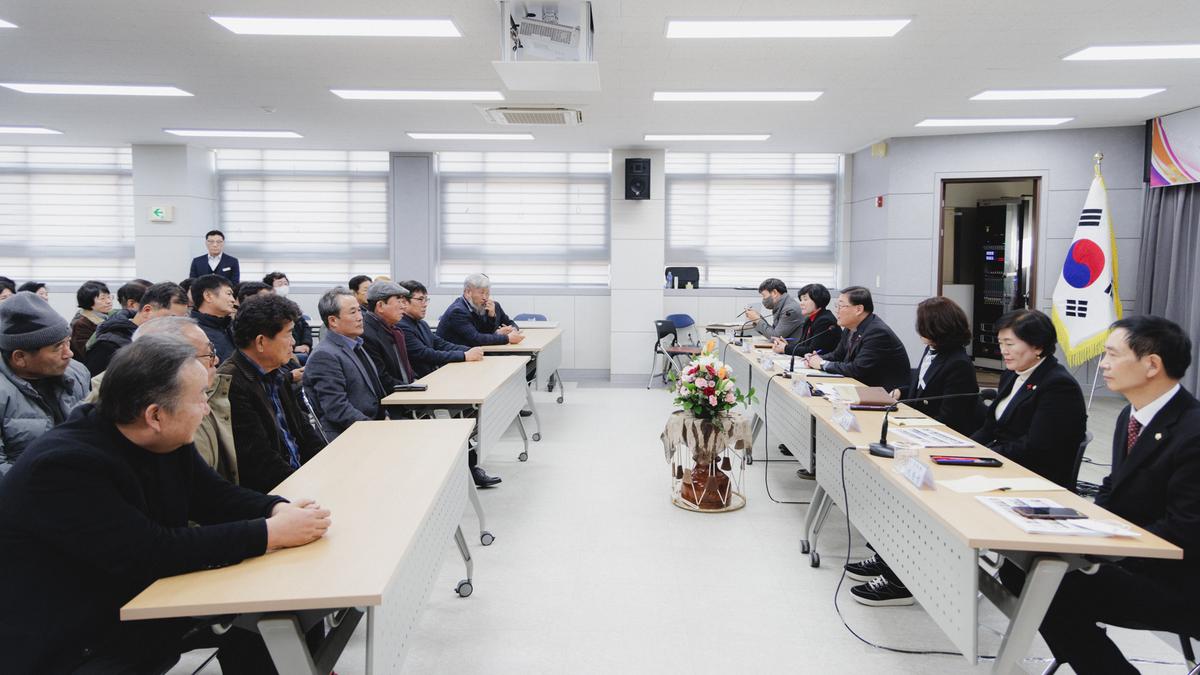 군민과의대화 - 용주면