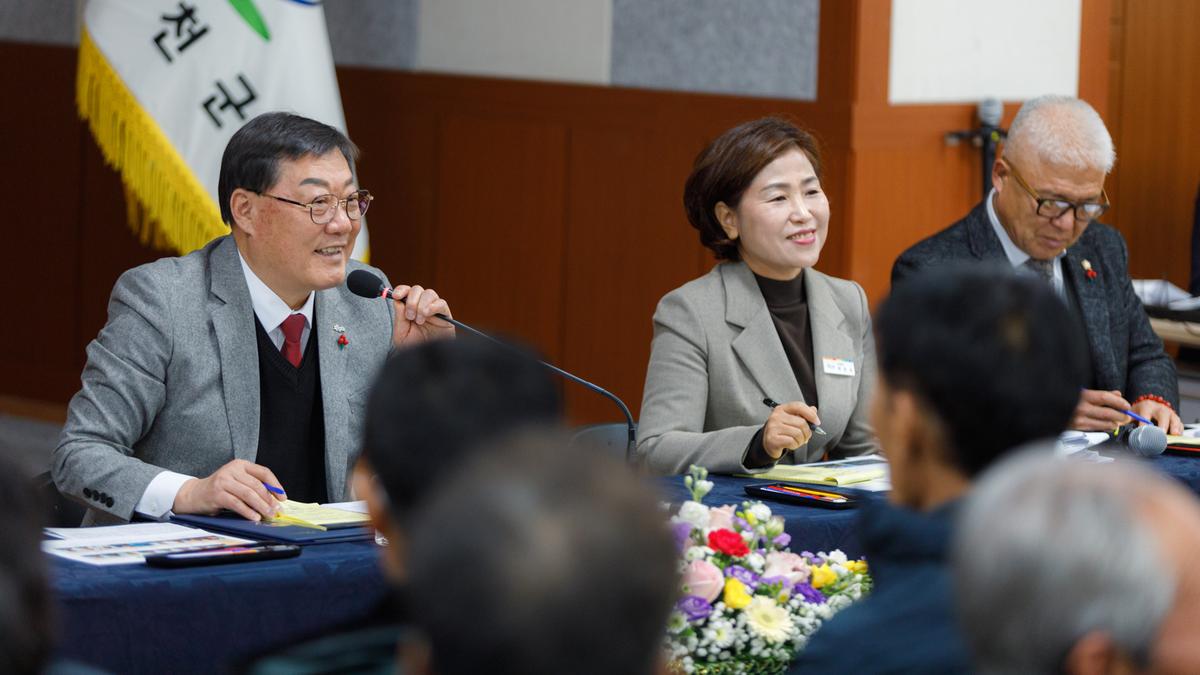 군민과의대화 - 초계면