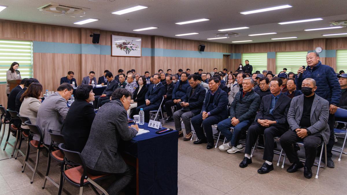 군민과의대화 - 율곡면