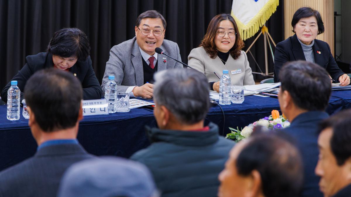 군민과의대화 - 율곡면