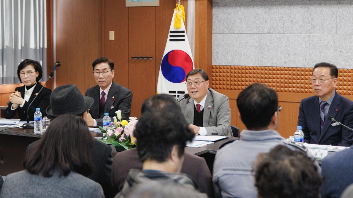 군민과의대화 - 쌍백면