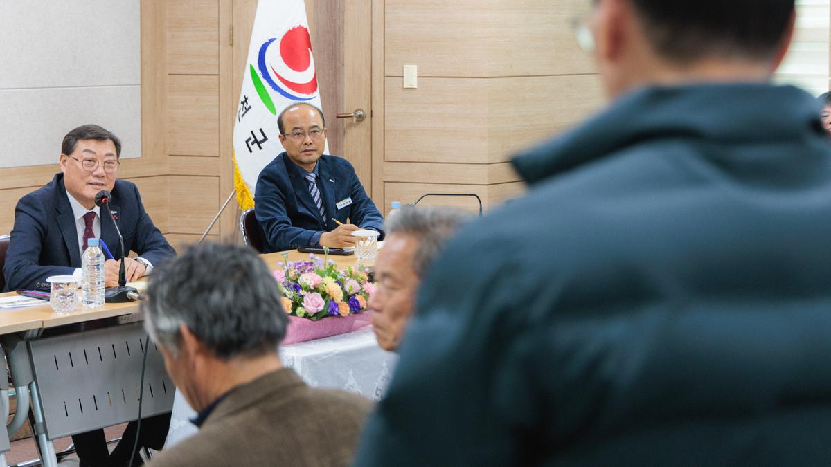 군민과의 대화 - 봉산면