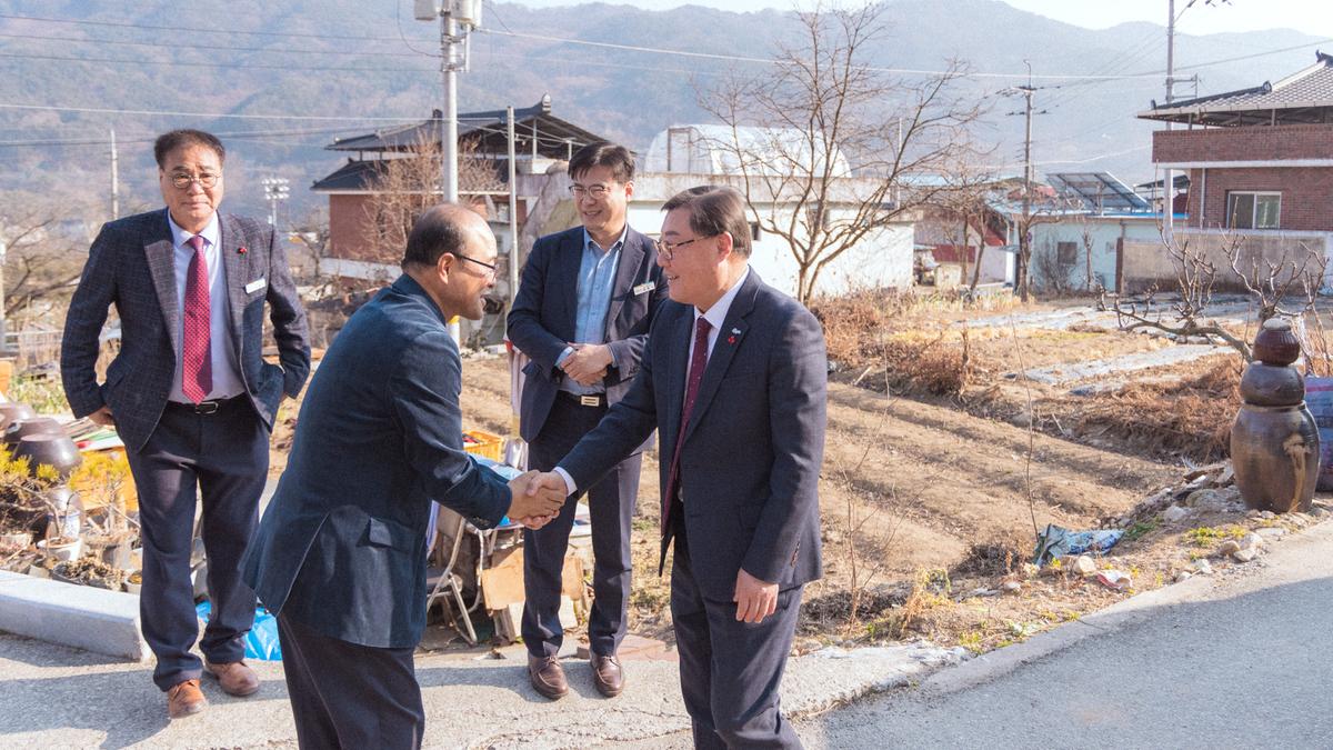 군민과의 대화 - 봉산면