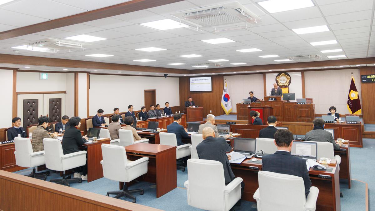 제287회 합천군의회 임시회 제1차 본회의